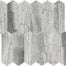 Volcana Notte in Picket Mosaic Honed Natural Stone