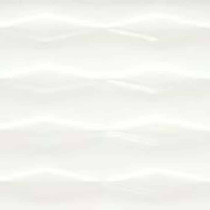 Visual Impressions in White Rectangle Wave Tile