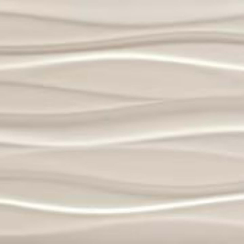 Visual Impressions in Beige Rectangle Wave Tile
