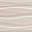 Visual Impressions in Beige Rectangle Wave Tile