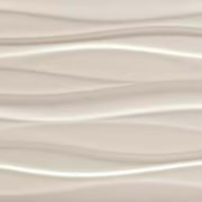Visual Impressions in Beige Rectangle Wave Tile