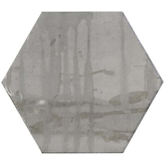 Princeton Glaze in Victorian Pewter Hexagon Porcelain