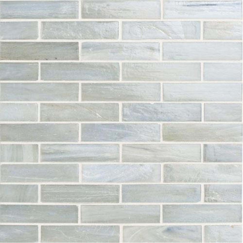 Vihara - Lotus in Lotus 1x4 Iridescent Glass Tile