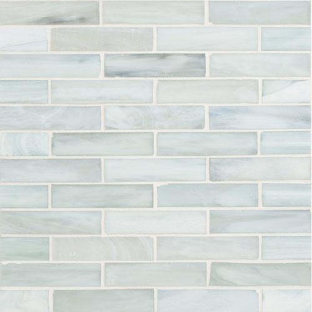 Vihara - Lotus in Lotus 1x4 Silk Glass Tile