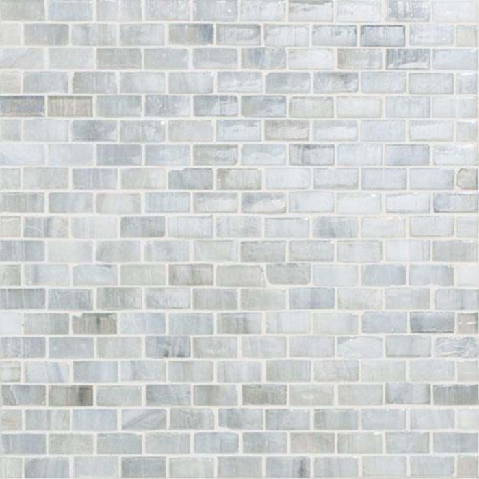 Vihara - Lotus in Lotus 1/2x1-1/2 Iridescent Glass Tile