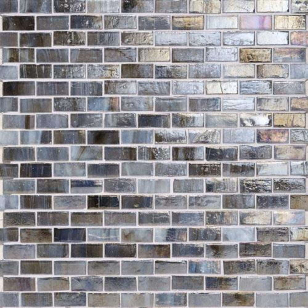 Vihara - Metta in Metta 1/2x1-1/2 Iridescent Glass Tile