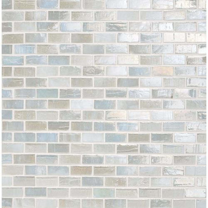 Vihara - Puka in Puka 1/2x1-1/2 Iridescent Glass Tile