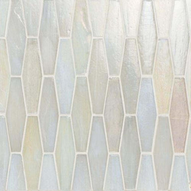 Vihara - Puka in Puka Ehex Iridescent Glass Tile