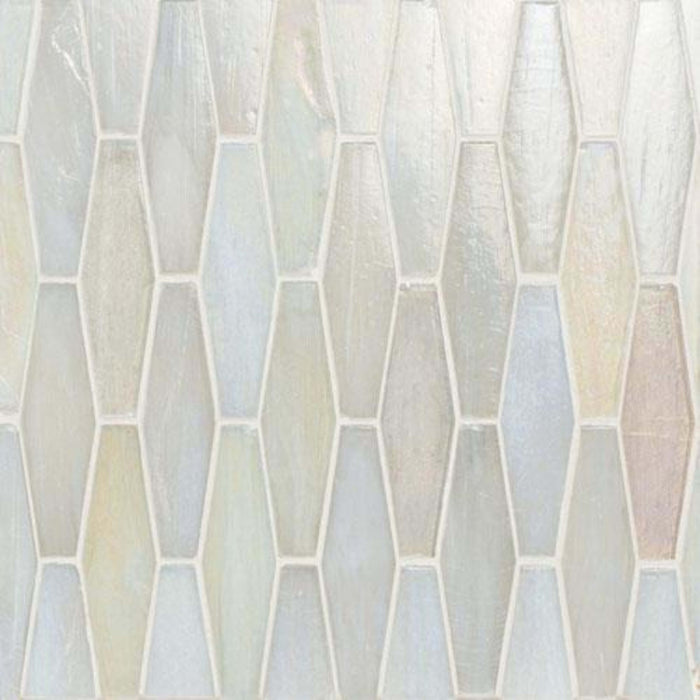 Vihara - Puka in Puka Ehex Iridescent Glass Tile