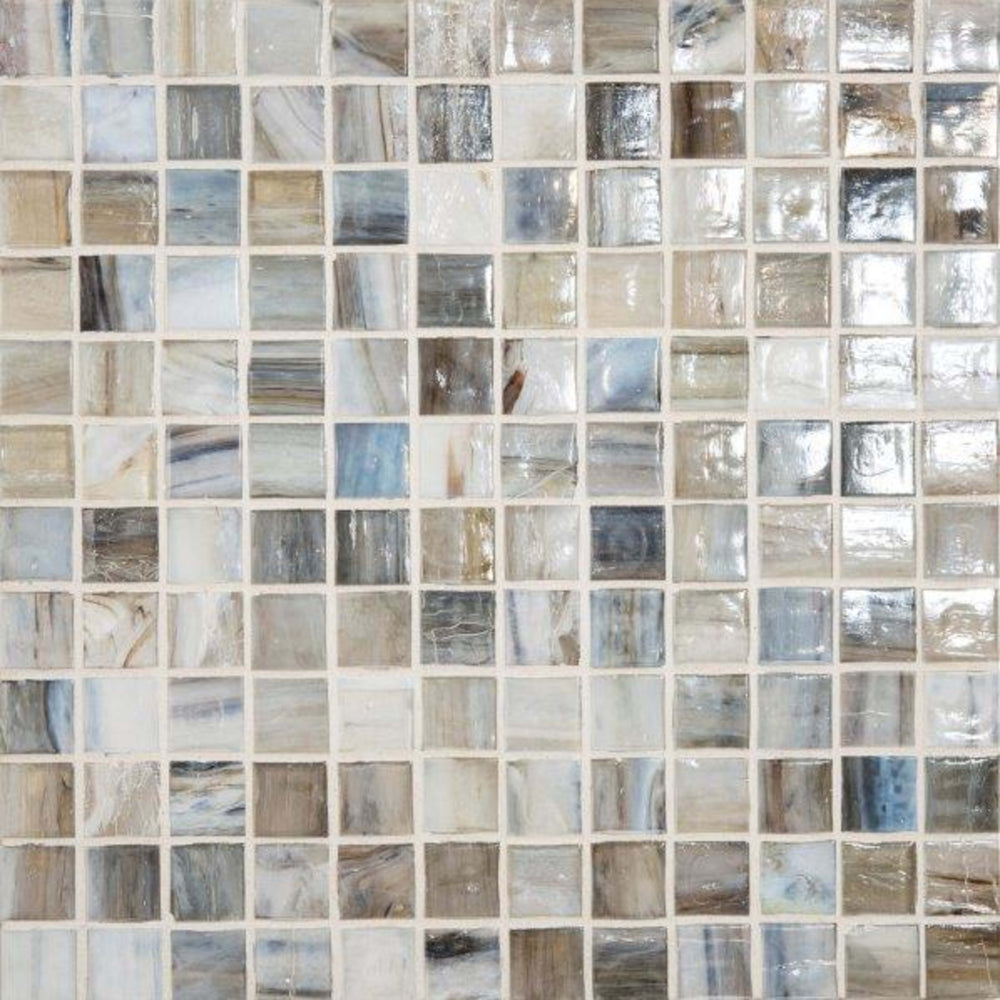 Vihara - Hatha in Hatha 1x1 Iridescent Glass Tile