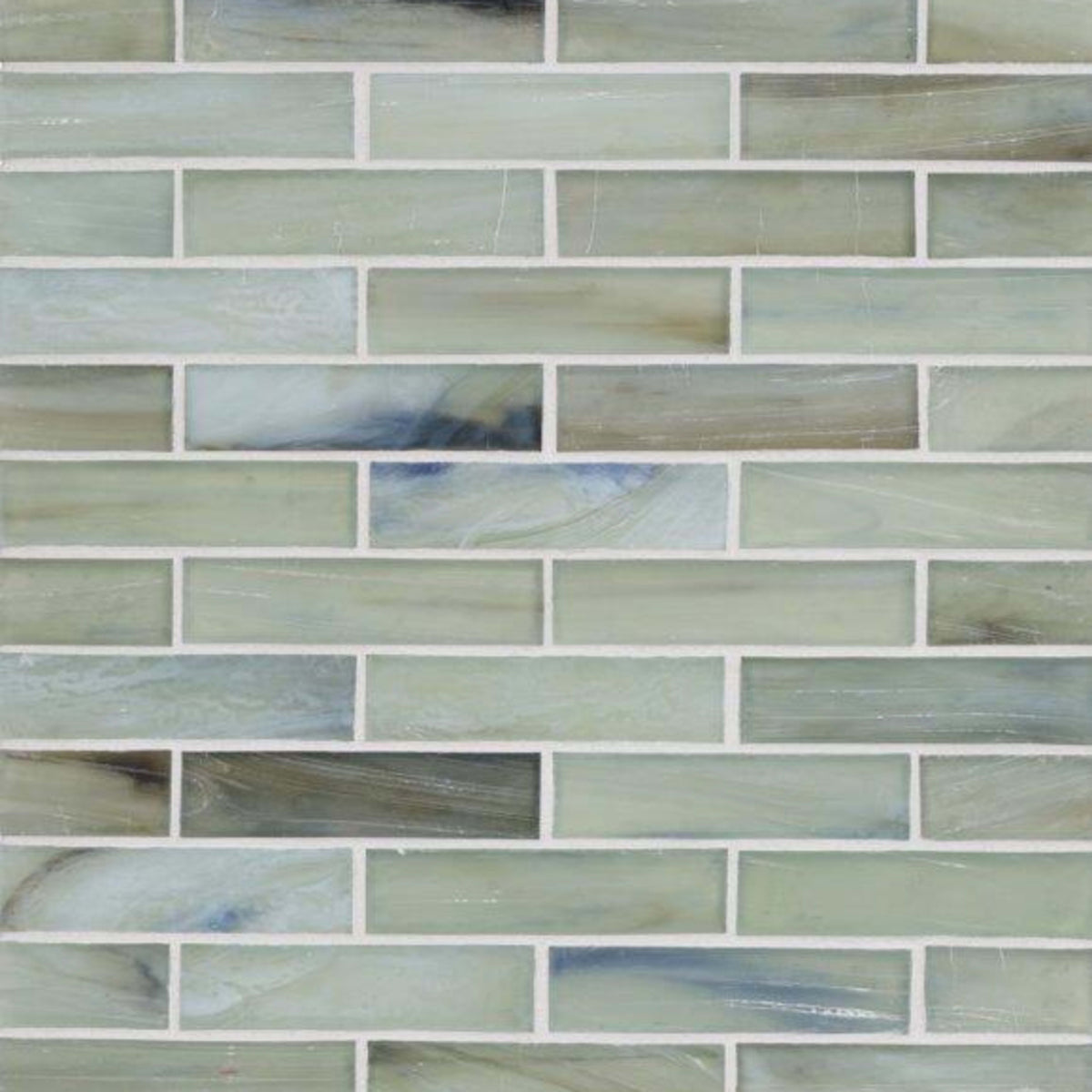 Vihara - Jade in Jade 1x4 Silk Glass Tile — Atlanta Flooring Design Centers
