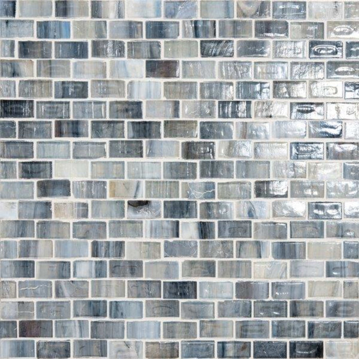 Vihara - Bodhi in Bodhi 1/2x1-1/2 Iridescent Glass Tile
