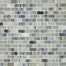 Vihara - Jade in Jade 1/2x1-1/2 Silk Glass Tile