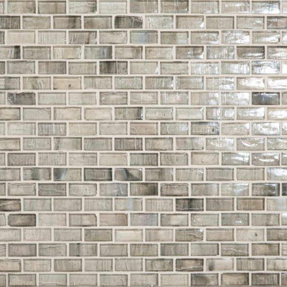Vihara - Abu in Abu 1/2x1-1/2 Iridescent Glass Tile