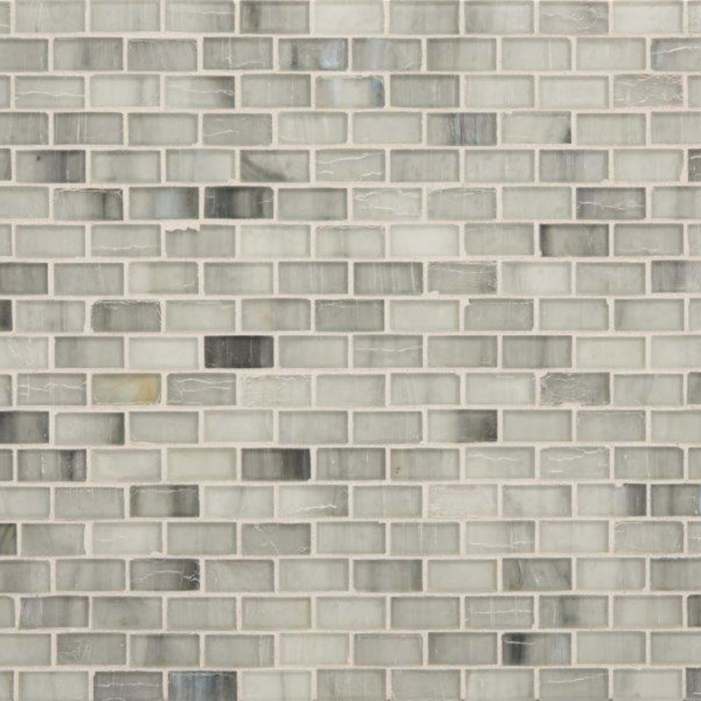 Vihara - Abu in Abu 1/2x1-1/2 Silk Glass Tile