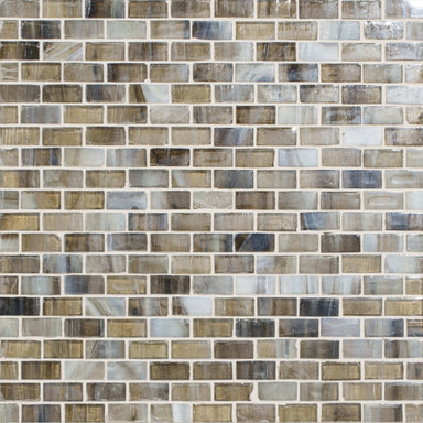 Vihara - Kiri in Kiri 1/2x1-1/2 Iridescent Glass Tile