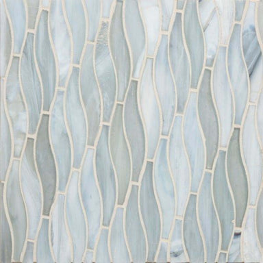 Vihara - Lotus in Lotus Swish Silk Glass Tile