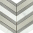 Intrigue in Chevron - Gray And Fawn Tile