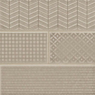 Urbano in Warm Concrete 3d Mix Tile