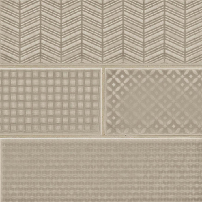 Urbano in Warm Concrete 3d Mix Tile