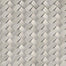 White Oak in White Oak - Arched Herringbone Natural Stone