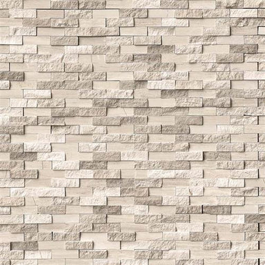 White Oak in White Oak - Splitface Natural Stone