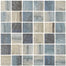 Woodland in Indigo - Mosaic 1x1 Glass Tile
