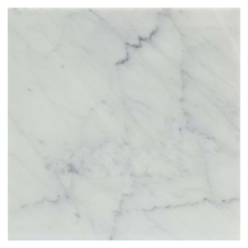 White Carrara in White Carrara ''C'' 12x12 Polished Natural Stone