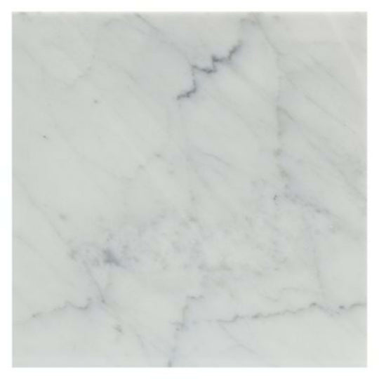 White Carrara in White Carrara ''C'' 12x12 Polished