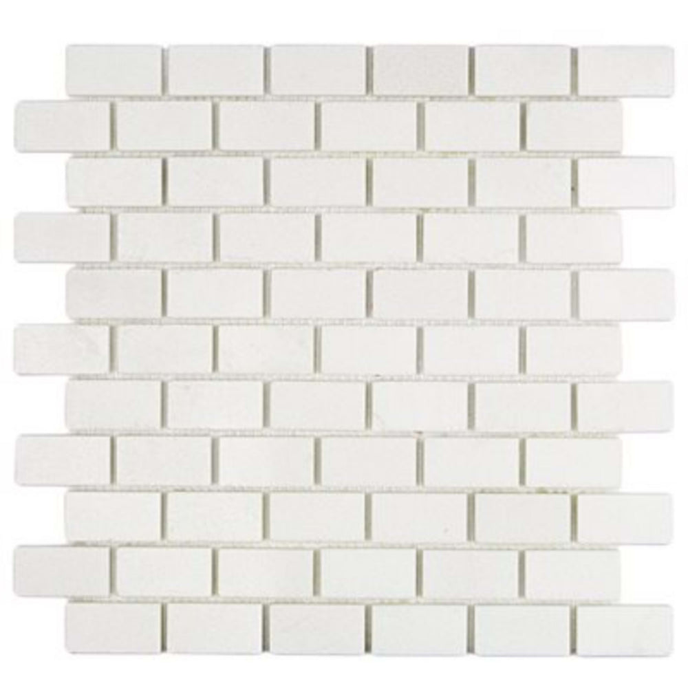 White Thassos in White Thassos 1x2 Brick Natural Stone