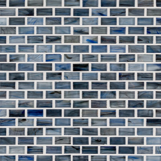 Water Ripple Mosaic in Blue