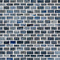 Water Ripple Mosaic in Blue Glass Tile