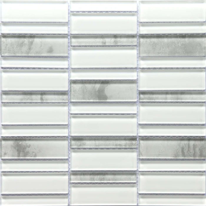 La Vie in White Glass Tile
