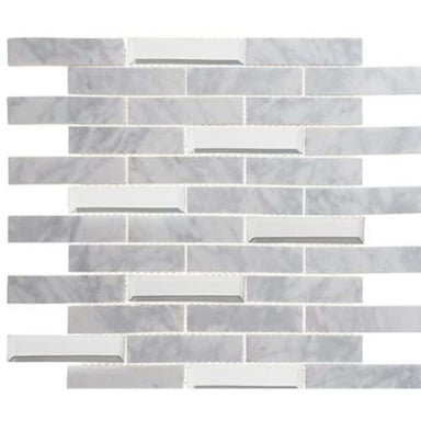 Beveled Castle in Whitecliff Hall 3 4/5x7/8 Natural Stone