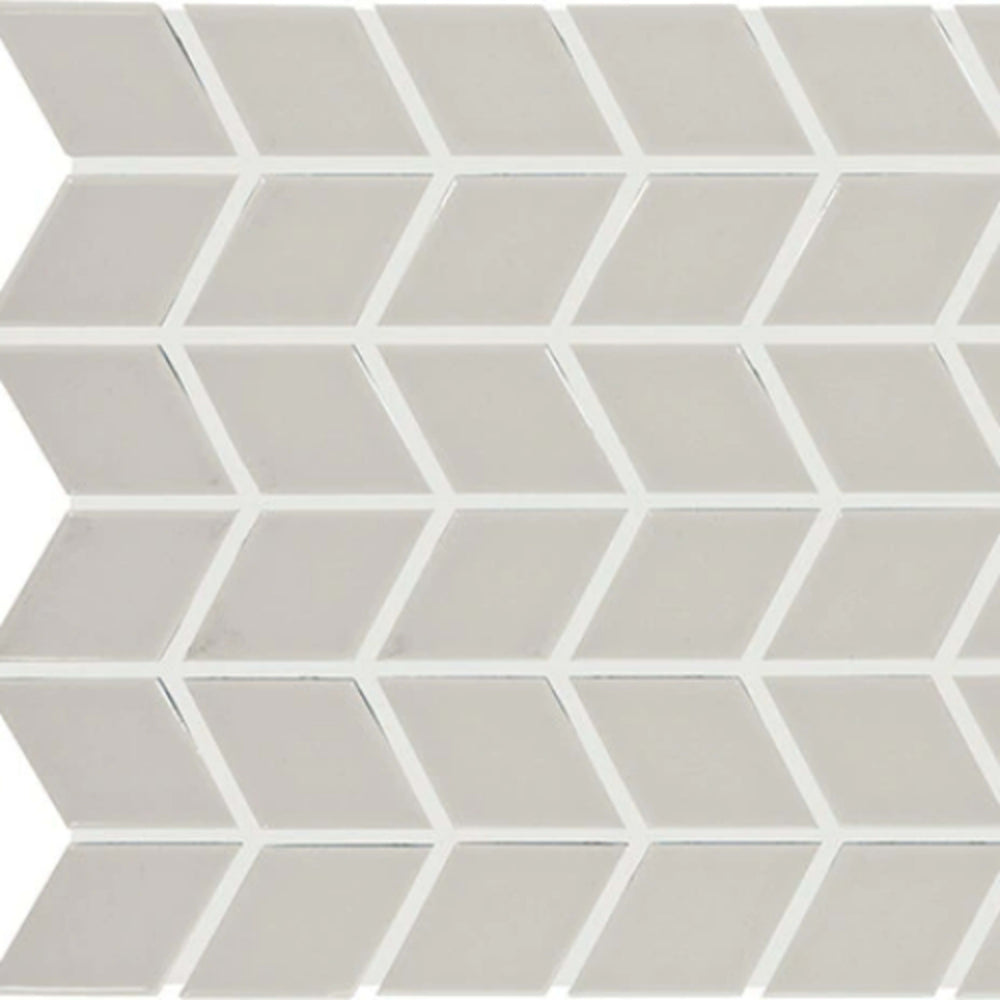 Color Wheel Retro in Desert Gray Chevron Tile