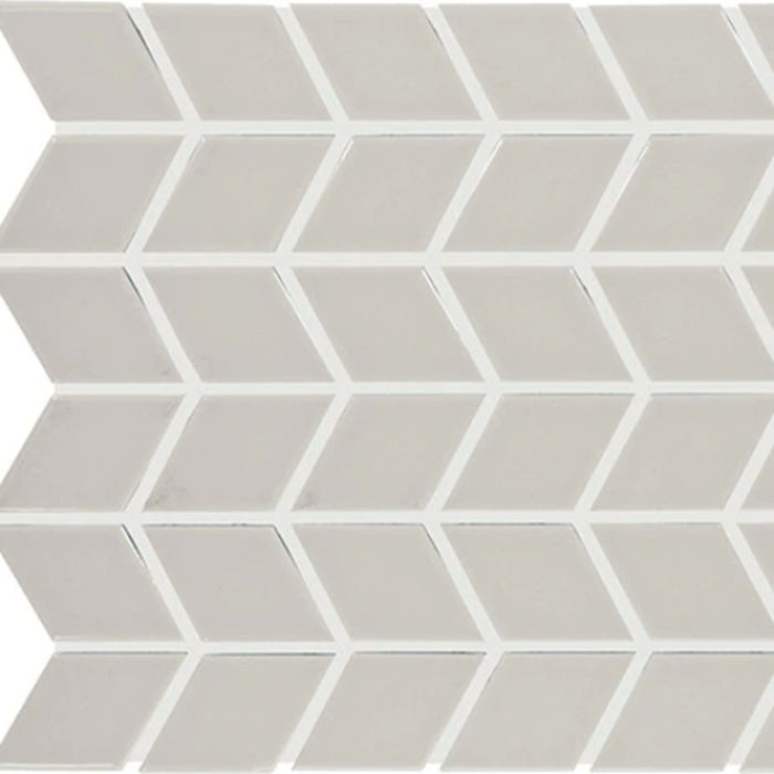Color Wheel Retro in Desert Gray Chevron Tile