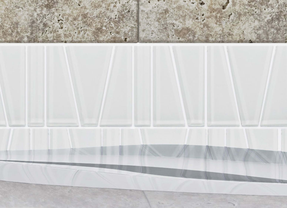 Splash in Fringe White Coral