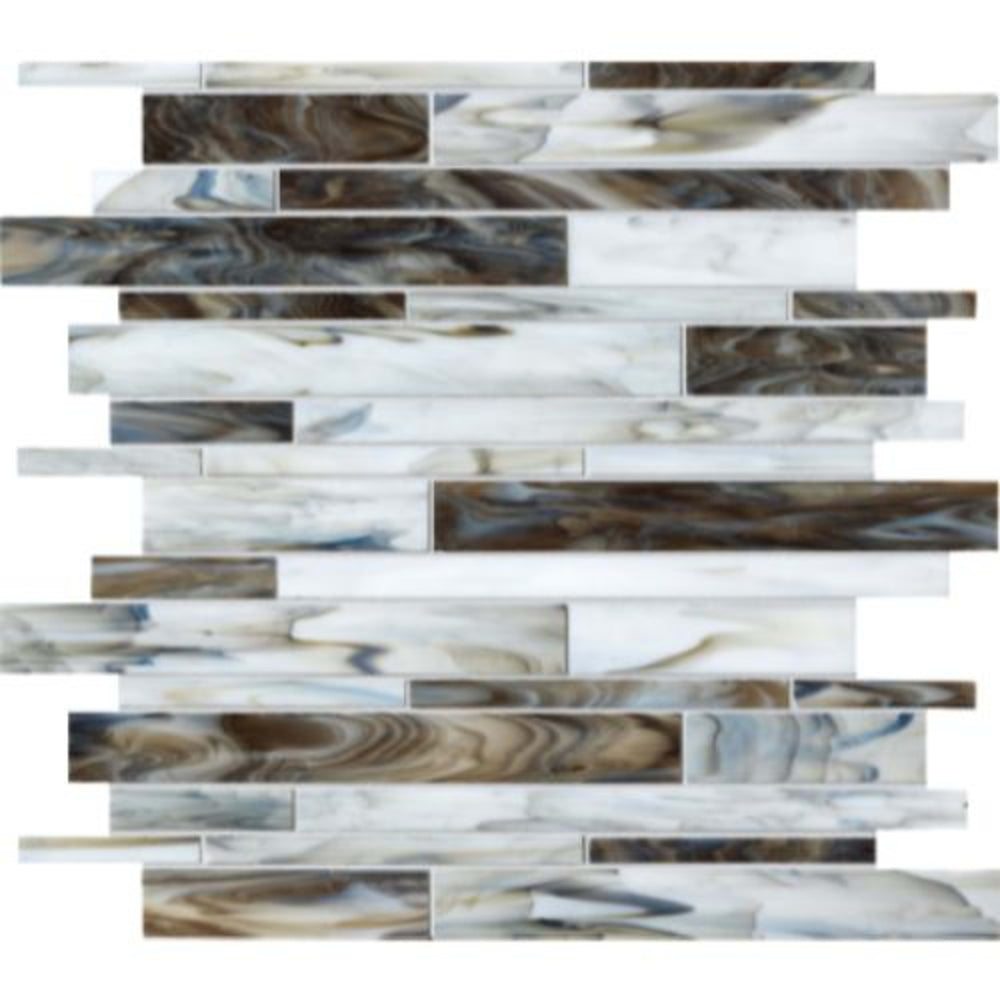 Catwalk in Sable Slipper (Random Strip) Glass Tile