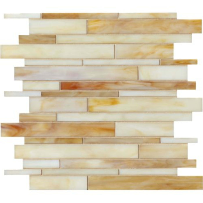 Catwalk in Toffee Tennies (Random Strip) Glass Tile