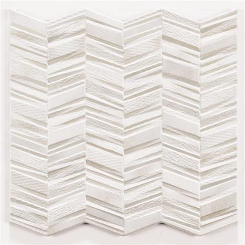 Chevron in White