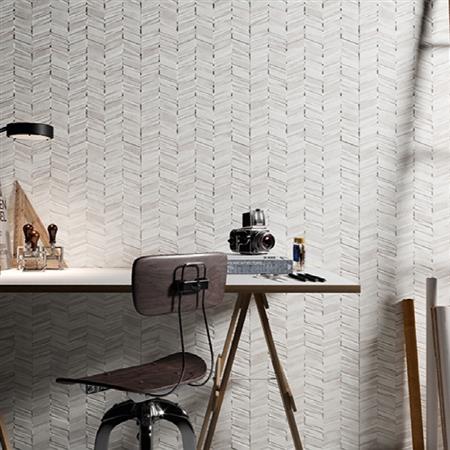 Chevron in White