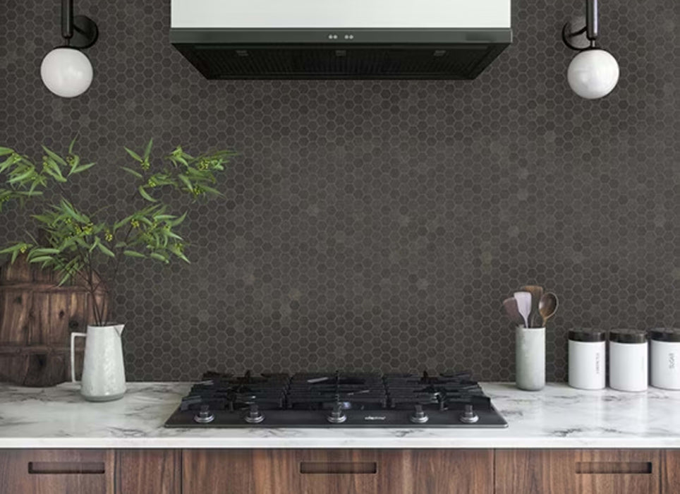 Moroccan Concrete in Charcoal