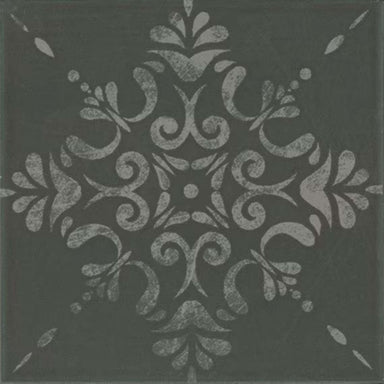 Moroccan Concrete in Aziza - Charcoal Tile