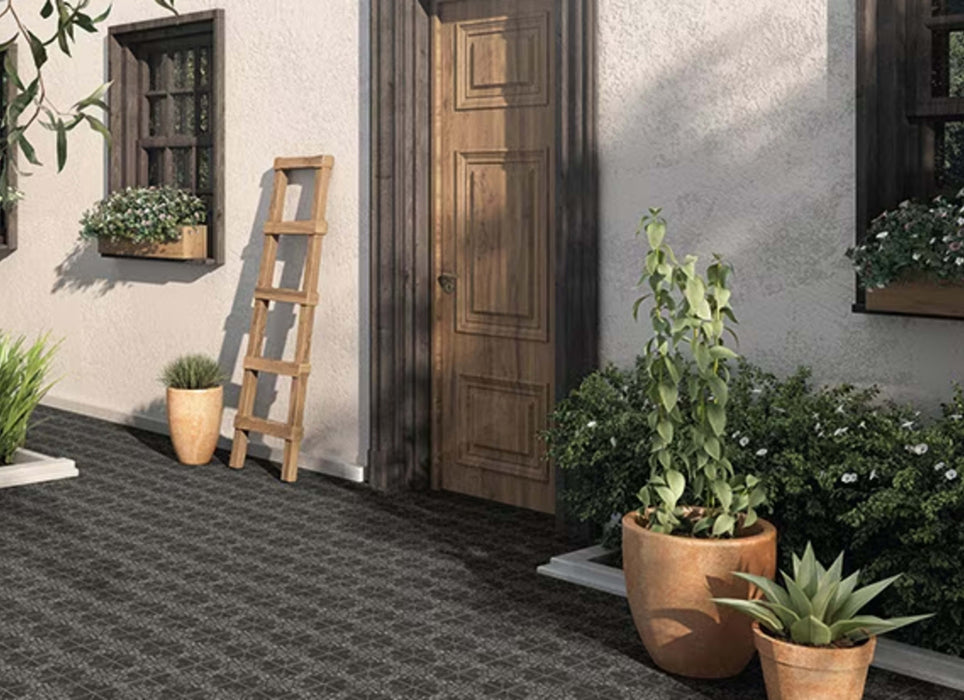 Moroccan Concrete in Aziza - Charcoal