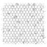 Fabrique & Nature in Carrara Pennies Glass Tile