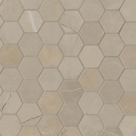 Sande in Cream 2x2 Hex