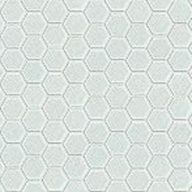 GEOSCAPES HEXAGON in Bone  Tile