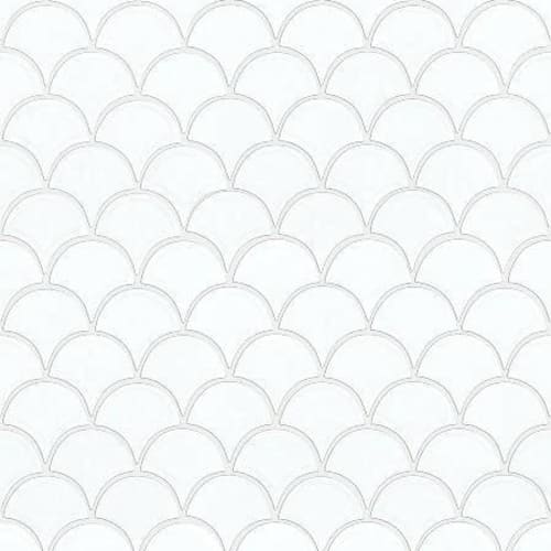 GEOSCAPES FAN in White  Tile