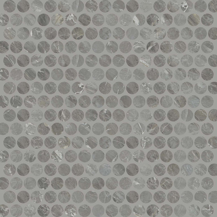 Famed in Glamour Penny Rounds Tile