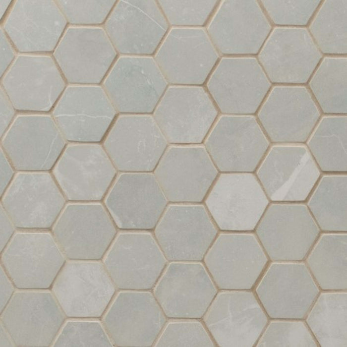 Sande in Grey 2x2 Hex Tile